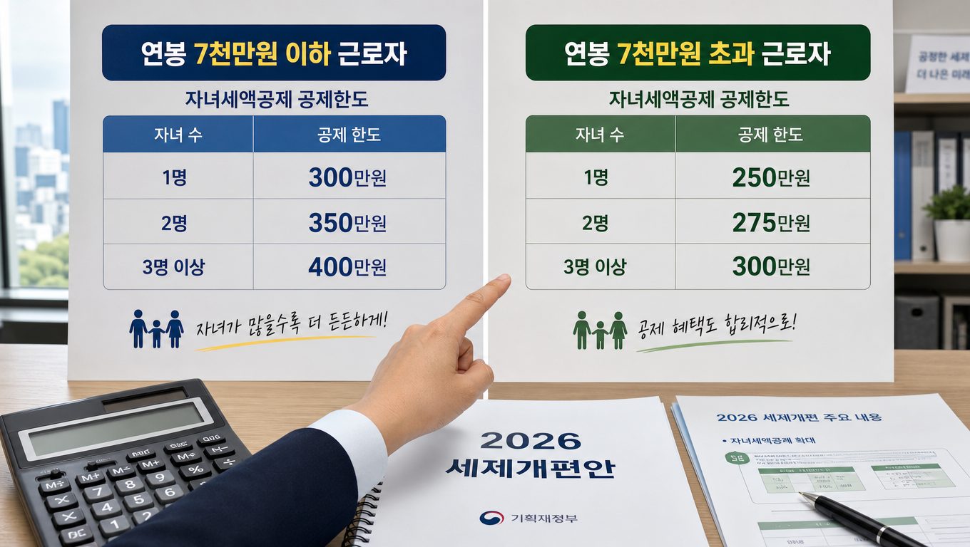 2026 세제개편 신용카드 소득공제 한도